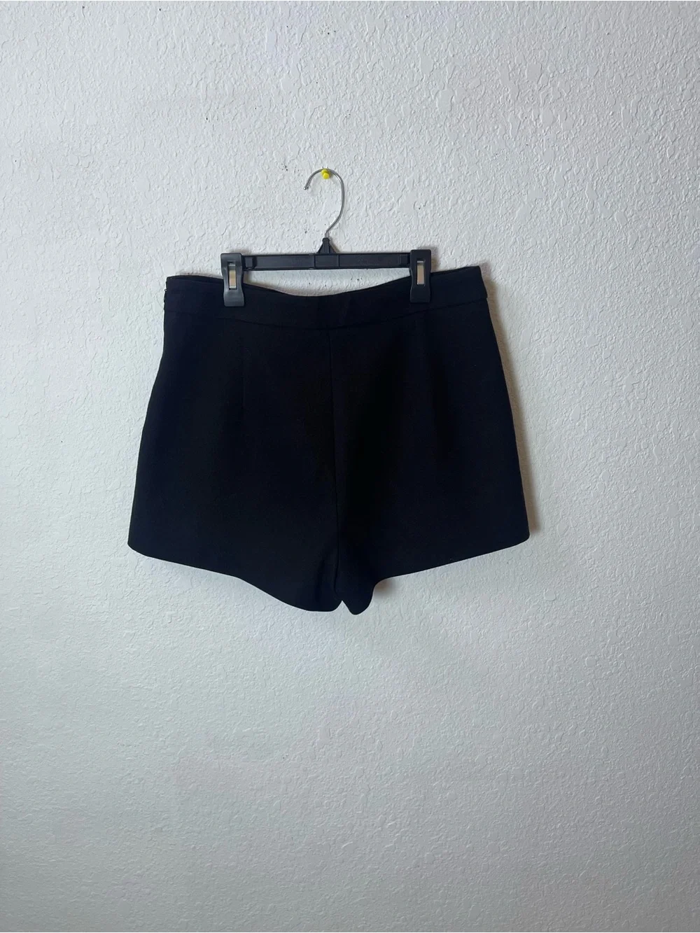 Commense black high waist mini shorts size L